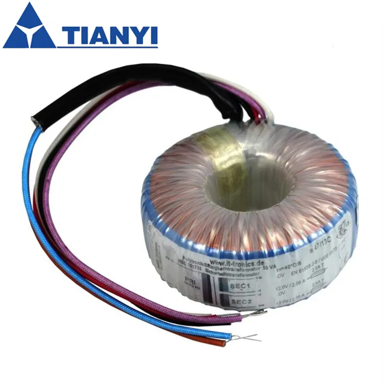 Step down power supply 24-0-24 Toroidal Transformer For Audio Amplifiers