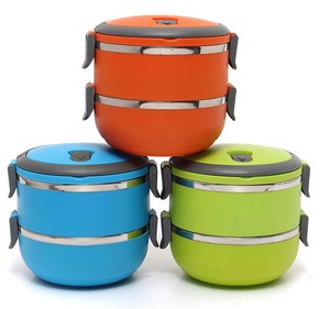 Portátil de Aço Inoxidável Caixa de Almoço <span class=keywords><strong>Bento</strong></span> Lancheira Isolamento Térmico - Product Image 1