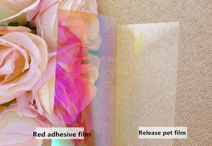 Filme <span class=keywords><strong>Prism</strong></span>ático Dicroico Autoadesivo Royal Glory Amazing Red Blaze para Vidro de Janela ou Acrílico - Product Image 3