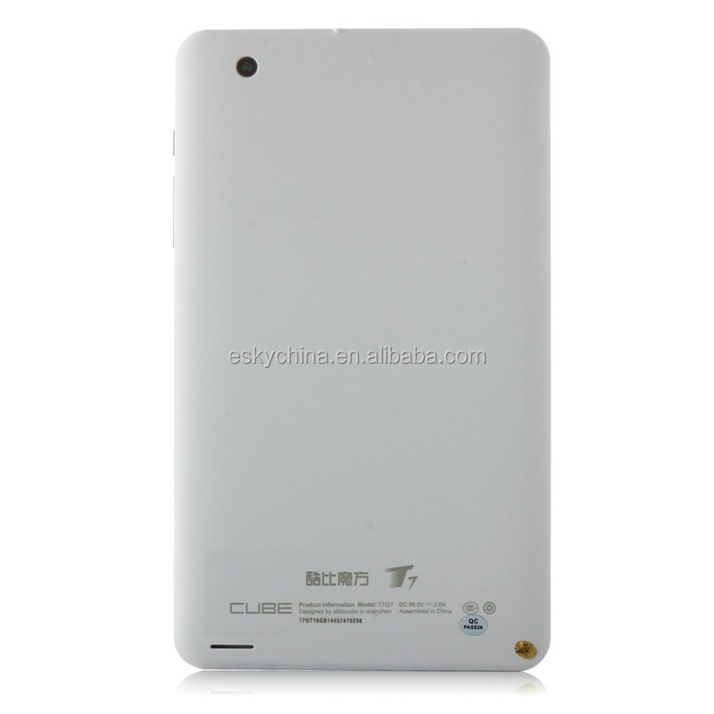 4 G FDD cubo T7 Octa-core T7GT 7 " puntos 1920 * 1200 IPS táctil, Android 4.4 MTK8752 2.0 GHz teléfono tableta de la llamada