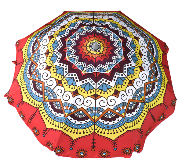 Пляжный зонт с цифровой печатью 7 футов 2,1 м