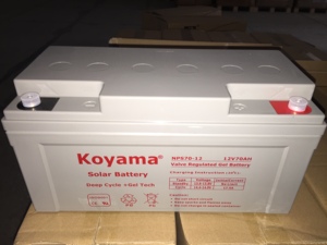 Ups batería de almacenamiento de 12V70Ah larga vida gel de ciclo profundo - Product Image 4