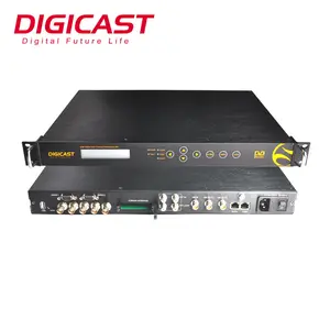 Multi Channel Digital Satellite Integrated Receiver Decoder DVB-S2 Digital Cable TV Headend IRD With H.264 HD Decoder IPTV