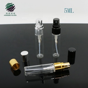 5Ml <span class=keywords><strong>Atomizer</strong></span> Rõ Ràng Thủy Tinh Nước Hoa Mẫu Chai Mỹ Phẩm Thủy Tinh Nước Hoa Quà Tặng Chai Lọ Với Sương Mù Tốt Nhôm Phun Cap - Product Image 3