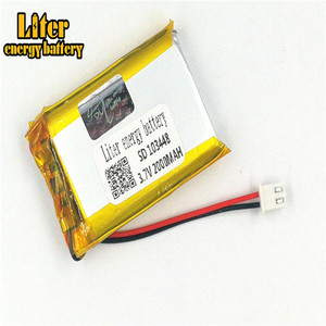 Plug 2.5-2 P 103448 Lithium battery 2000 mah Rechargeable Li Polymer Battery PL LiPo battery with wire - Product Image 3