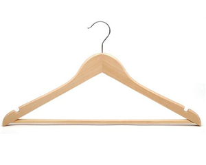 Premium 30-Pack Grade Lotus Natural Color Wooden Hangers Eco-Friendly FSC Certified ASCEND Clothes <strong>Racks</strong> <strong>Rails</strong> Multi-Color - Product Image 6