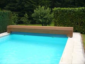 Tiết Kiệm 80% Năng Lượng An Toàn Không Thấm Nước Rõ Ràng Màu Xanh Robot Tự Động Hồ Bơi Trượt Bìa Sản Xuất Tại Trung Quốc - Product Image 3