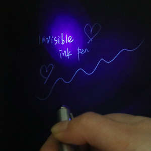 Stylo à bille magique LED UV, nouveauté 2018, original, avec lumière, stylo espion Invisible - Product Image 4