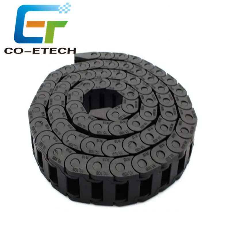 Cable Chain 1M Nylon Black Drag 7*10 10*10 10*15 10*20 10*30 10*40mm For Wire Carrier Power Chain Cableveyor