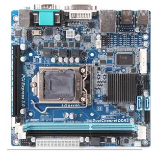 High Quality ATX Power Supply H81 1150 Mini-ITX Motherboard Support VGA/DVI And Dual Channel DDR3 I3/I5/I7 Option
