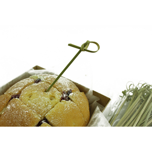 Décoratif Personnalisé Sandwich <span class=keywords><strong>Pic</strong></span> À Cocktail Nouée Fruits Noeud En Bambou <span class=keywords><strong>Brochette</strong></span> - Product Image 6