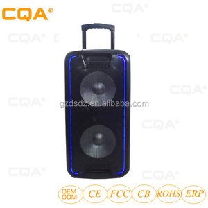 Cqa เครื่องอ่านการ์ด USB SD LCD, เครื่องอ่านการ์ดคาราโอเกะ FM แบบพกพาลำโพง BT ลำโพงเบสเสียงแหลมเสียงแหลมลำโพงใช้ในบ้าน