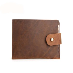 Portafoglio Vintage in Vera Pelle Crazy Horse Marrone per <span class=keywords><strong>Uomo</strong></span>, RFID, Prezzo di Fabbrica, Logo Personalizzabile, Chiusura Aperta, Regalo per la Festa del Papà - Product Image 2