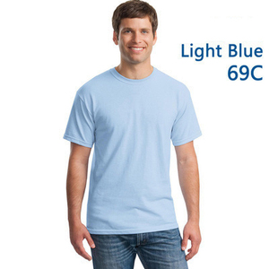 Camisetas de algodón con logotipo personalizado para hombre, camiseta de manga corta informal de talla grande con diseño liso, camiseta en blanco - Product Image 6