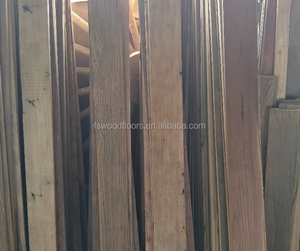 Ancien patiné gris grange plancher en bois - Product Image 4