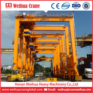 WEIHUA مزدوجة العارضة RTG الإطارات المطاطية رافعة جسرية 10t 20t 30t 50t - Product Image 6