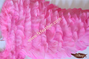 Fuentes del Partido de Ducha de Color <span class=keywords><strong>Rosa</strong></span> Alas de Ángel de Plumas de <span class=keywords><strong>Pato</strong></span> Al Por Mayor - Product Image 5