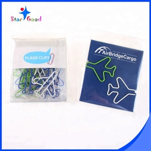 Trung Quốc Nhà Sản Xuất Khuyến Mại Quà Tặng <span class=keywords><strong>Fancy</strong></span> Thiết Kế Đầy Màu Sắc Máy Bay Shaped Kẹp Giấy 30 Cái Trong Hộp Thiếc - Product Image 5