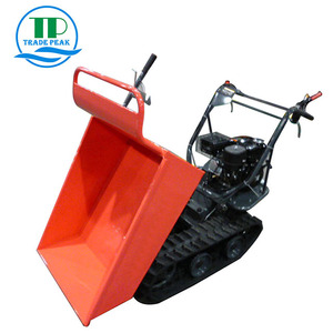 QTP300C Gearbox Mini Loader Kyb hydraululis 300kgs kapasitas beban mesin bensin mesin Crawler Taman jenis transportasi khusus - Product Image 4