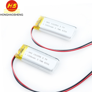 HHS tùy chỉnh Lithium linh hoạt mỏng Li-Polymer 1000mAh 3.7V 102050 LiPo pin CE chứng nhận 1000 + Chu Kỳ Bảo hành 12 tháng - Product Image 6