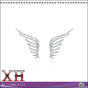 Les boucles <span class=keywords><strong>d</strong></span>'oreilles magnifiques Zircon cubique étoiles argent aile <span class=keywords><strong>d</strong></span>'<span class=keywords><strong>ange</strong></span> <span class=keywords><strong>boucle</strong></span> <span class=keywords><strong>d</strong></span>'oreille or aile <span class=keywords><strong>d</strong></span>'<span class=keywords><strong>ange</strong></span> - Product Image 2