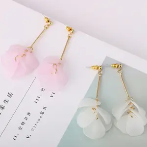 Wholesale Chinese Vietnam wedding fringe jewelry simple earrings fashion earring designs new model earrings