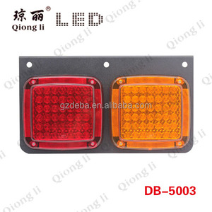 Oem phare arrière avec fer plate tail led lumière, 84 leds rouge / <span class=keywords><strong>orange</strong></span> led auto feu arriere - Product Image 2