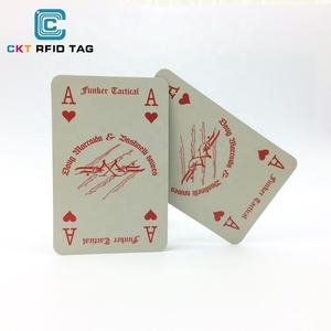 Kunden spezifisch gedruckte HF-UHF-Chip-NFC-<span class=keywords><strong>RFID</strong></span>-Spielkarten decks - Product Image 3