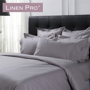 Hotel barato <span class=keywords><strong>funda</strong></span> de edredón conjunto de ropa de cama de hotel de 600 tc + hotel textil ropa de cama sábanas <span class=keywords><strong>funda</strong></span> nórdica gris - Product Image 5