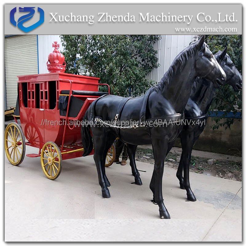Haute Qualité Petit Rouge Royal Calèche/Célébration De Mariage transport pour vente