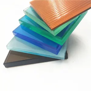 6mm 0.76pvb 6mm 12.76mm 662 colorato 6mm vetro laminato prezzo