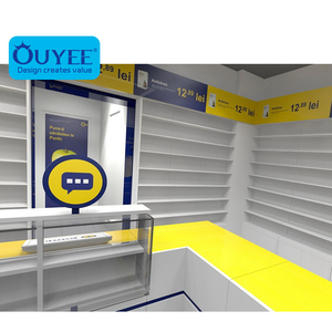Estantes de Farmacia de MDF, estantes de tienda médica, vitrina de exhibición para farmacia, Mostrador de diseño de muebles para tienda - Product Image 2