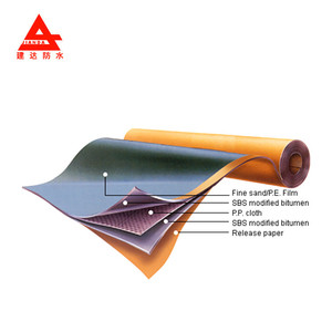 Polímero de alta fácil aplicar material de impermeabilización auto-adhesivo roofing bituminosos roofing <span class=keywords><strong>membrana</strong></span> impermeable - Product Image 2