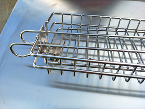 Factory Wholesale Non Stick Stainless Steel <strong>Basket</strong> Bbq Rotisserie <strong>Basket</strong> Fish <strong>Grill</strong> <strong>Basket</strong> - Product Image 3