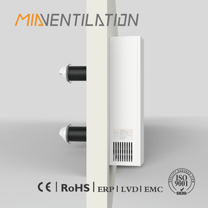 Recuperatore d'<span class=keywords><strong>Aria</strong></span> a Parete MIA 180m3/h, Scambiatore di Calore per Ventilazione con Recupero Energetico per Casa e Camera da Letto - Product Image 4