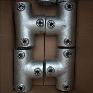 104E 60mm Long <strong>Tee</strong> Key Clamp Pipe Fittings for Guard <strong>bar</strong> - Product Image 4
