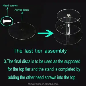 Clear Acrylic Dessert Display Stand