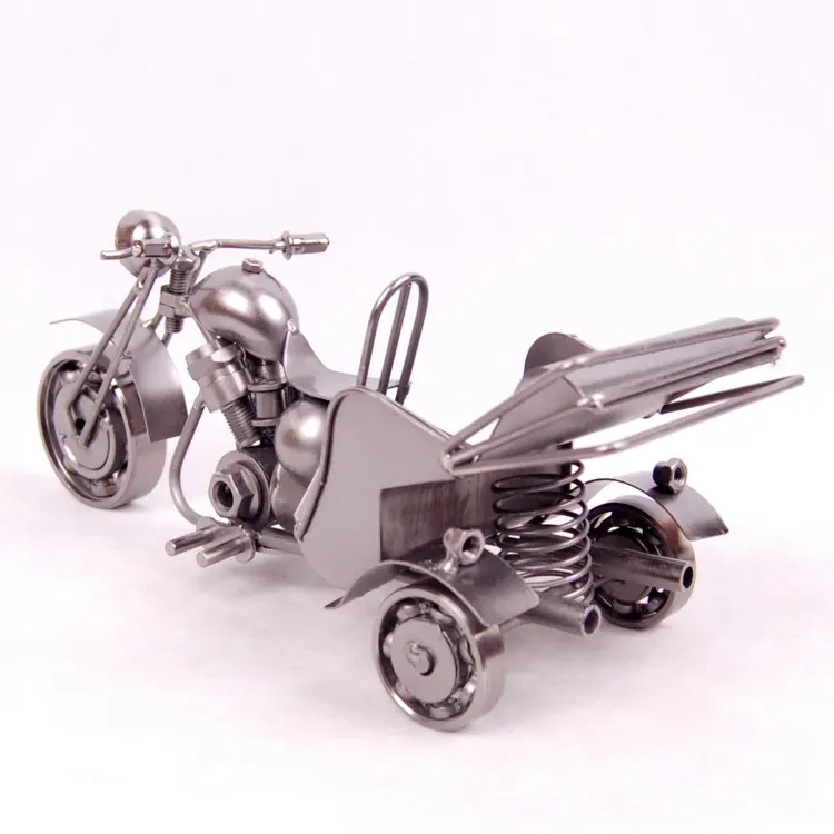 Mettle New Arrival Handmade Metal Art Craft 3d Motorcycle Model For Office Household Decoration Gift