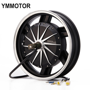 มอเตอร์สตาร์ทมอเตอร์ไซค์16นิ้ว4000W 72V ไร้แปรงถ่านสำหรับเครื่องยนต์สกู๊ตเตอร์ - Product Image 4