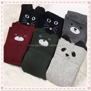 Comercio al por mayor estéreo gato oído sobre los calcetines de la rodilla, joven Japonesa de dibujos animados calcetines - Product Image 6