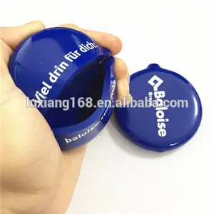 High-quality customized circular 3D silicone rubber coin purse