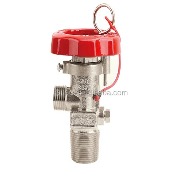 CE 0036 type CO2 Fire Extinguisher Cylinder Valve PZ27.8 CO2 system fire fighting valve