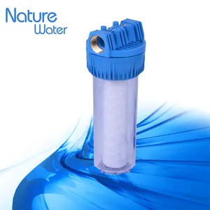 فلتر مياه من مادة البولي إيثيلين تيريفثاليت أحادي وشفاف للاستخدام المنزلي