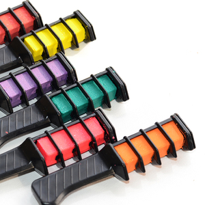 <span class=keywords><strong>Craie</strong></span> capillaire temporaire lavable en 6 couleurs avec pinceau - Product Image 1