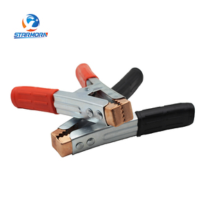 500A Spring Loaded Truck Battery Clamp Galvanized Alligator <strong>Clip</strong> - Product Image 2