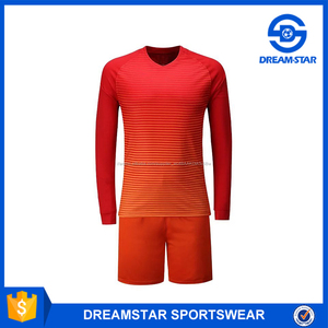Long Sleeve soccer jersey 2017 2018, custom cheap soccer jersey - Product Image 5