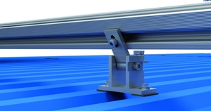 Pierna tipo techo plano <span class=keywords><strong>solar</strong></span> soporte ajustable 10-15deg 15-30deg 30-60deg - Product Image 5