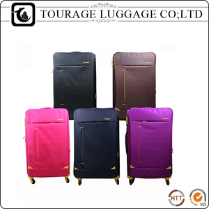 Plier Noir Cargo Transporteur Deux Laïcs <span class=keywords><strong>4</strong></span> Roue Double Zipper Bagages Sac - Product Image 1
