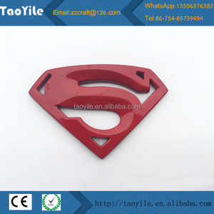 3D coche autobús camión metal <span class=keywords><strong>Superman</strong></span> escudo emblema etiqueta decorativa - Product Image 1