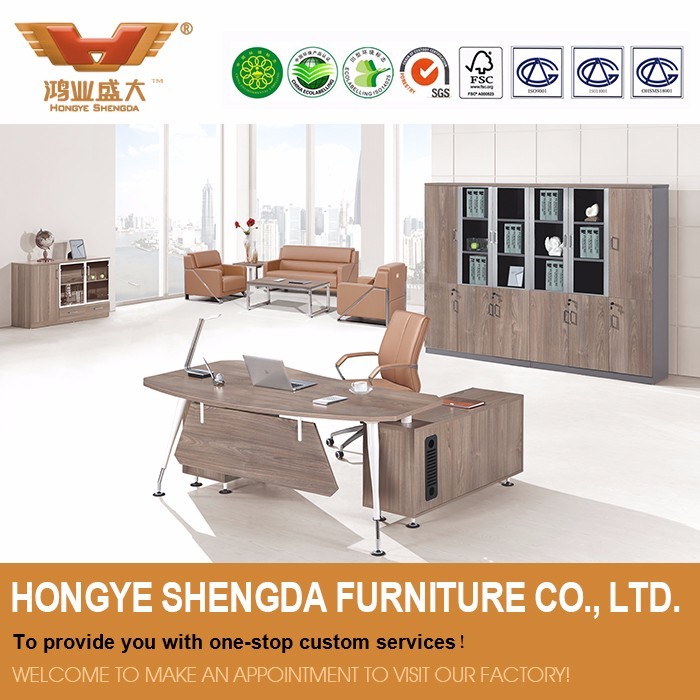 Bureau de direction table avec table d'appoint
